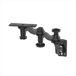 RAM MOUNTS(ラムマウント) | 魚探マウント M セット バーチカルベース スイング式 ダブルアーム プレートサイズ158.7x50.8mm | RAM-109V-1U | RAM-109V-1U