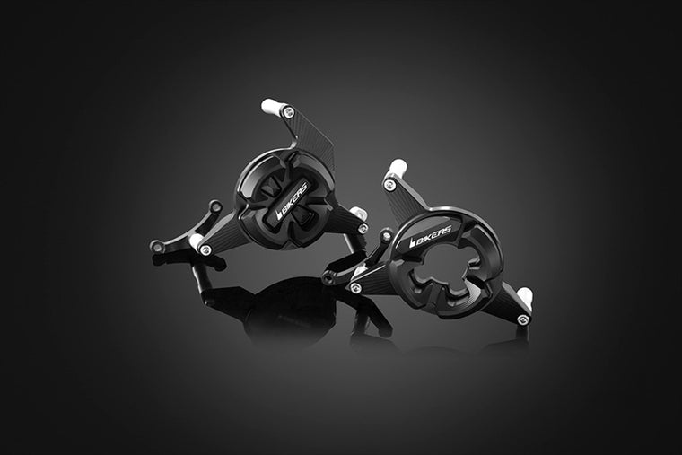 BIKERS(バイカーズ)｜エンジンガード 左右 ブラック｜H0140-BLK