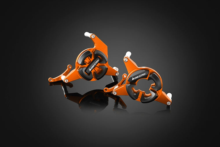 BIKERS(バイカーズ)｜エンジンガード 左右 オレンジゴールド｜H0140-OGD
