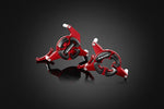 BIKERS(バイカーズ)｜エンジンガード 左右 レッド｜H0140-RED