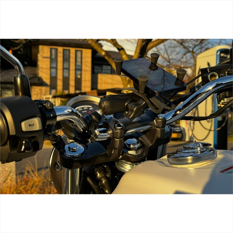 RAM MOUNTS(ラムマウント)Xグリップ M ＆PLOT防振クランプセット 標準アーム 1インチボールRAM-PL10