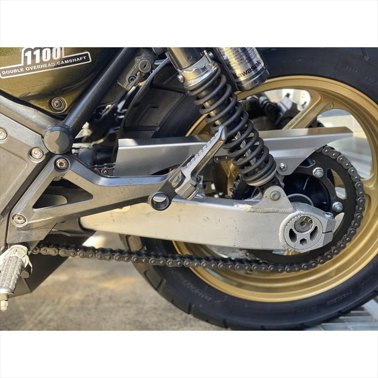 バグースモーターサイクル｜チェーンカバー シルバー アルミ無垢 仕様｜BG-CHC02A-SA