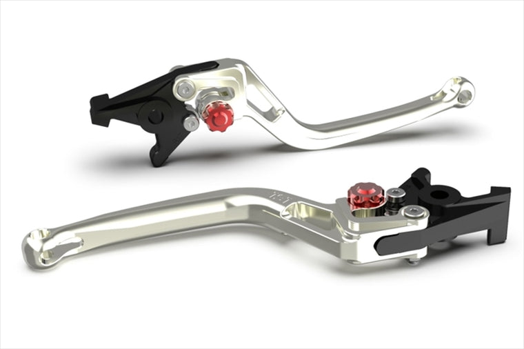 エルエスエル｜BOWレバー シルバー/レッド RSV 1000Mille/R 00-02 Tuono/Factory 02-03 M900ie99-02｜200B-R13SIRT