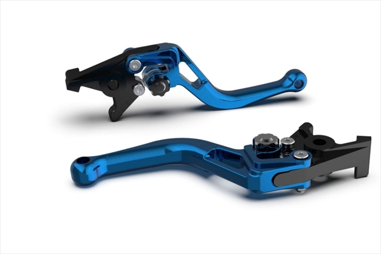 エルエスエル｜BOWショートレバー ブルー/ブラック RSV 1000Mille/R 00-02 Tuono/Factory 02-03 M900ie99-02｜200BSL13BLSW