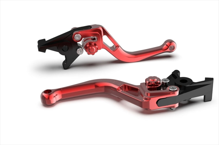 エルエスエル｜BOWショートレバー レッド/レッド RSV 1000Mille/R 00-02 Tuono/Factory 02-03 M900ie99-02｜200BSL13RTRT