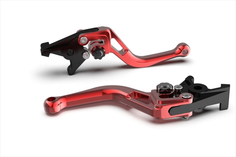 エルエスエル｜BOWショートレバー レッド/ブラック RSV 1000Mille/R 00-02 Tuono/Factory 02-03 M900ie99-02｜200BSR13RTSW