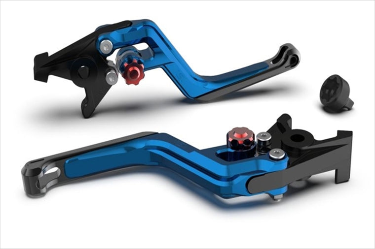 エルエスエル｜ERGレバー ブルー/レッド/BK RSV 1000Mille/R 00-02 Tuono/Factory 02-03 M900ie99-02｜200EL13BLRTSW