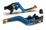エルエスエル｜ERGレバー ブルー/BK/ゴルド RSV 1000Mille/R 00-02 Tuono/Factory 02-03 M900ie99-02｜200EL13BLSWGO