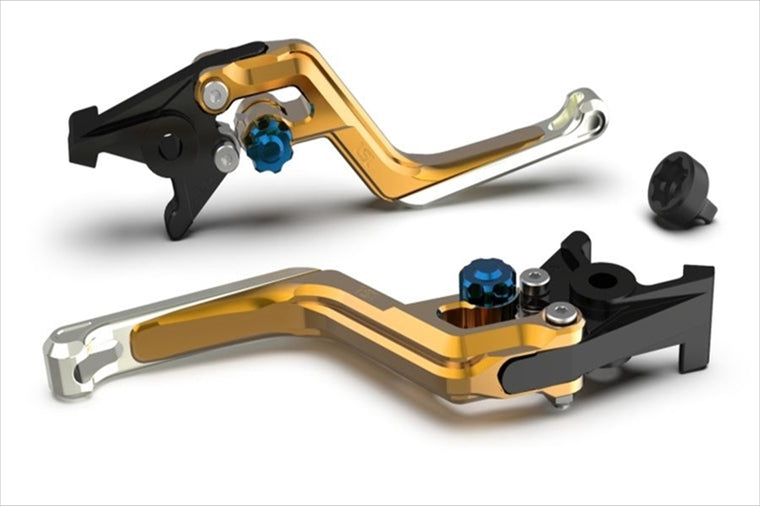 エルエスエル｜ERGレバー ゴルド/ブルー/シルバ RSV 1000Mille/R 00-02 Tuono/Factory 02-03 M900ie99-02｜200EL13GOBLSI