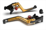 エルエスエル｜ERGレバー ゴルド/レッド/BK RSV 1000Mille/R 00-02 Tuono/Factory 02-03 M900ie99-02｜200EL13GORTSW
