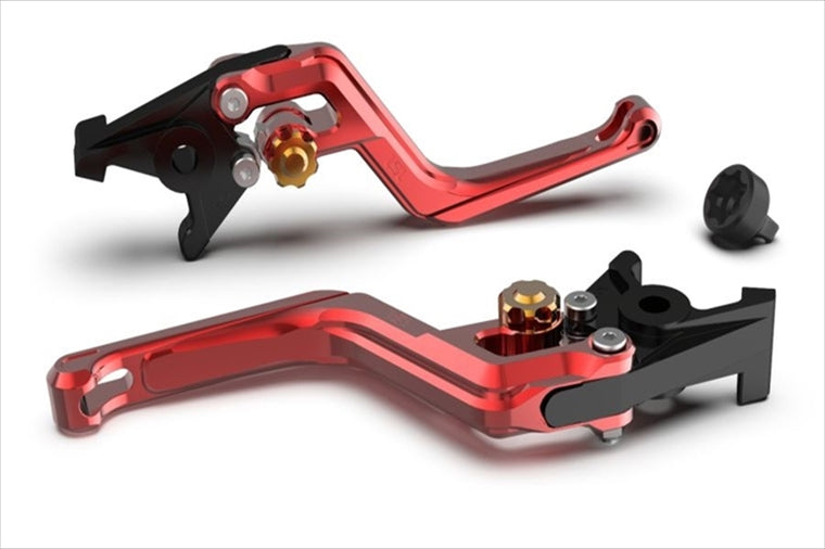 エルエスエル｜ERGレバー レッド/ゴルド/レッド RSV 1000Mille/R 00-02 Tuono/Factory 02-03 M900ie99-02｜200EL13RTGORT