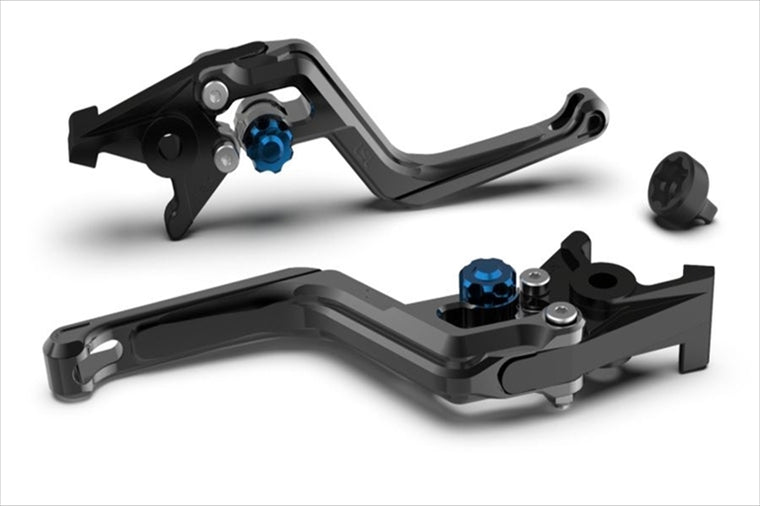 エルエスエル｜ERGレバー BK/ブルー/BK RSV 1000Mille/R 00-02 Tuono/Factory 02-03 M900ie99-02｜200EL13SWBLSW