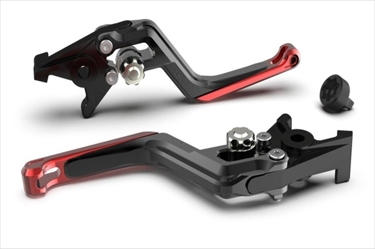 エルエスエル｜ERGレバー BK/シルバ/レッド RSV 1000Mille/R 00-02 Tuono/Factory 02-03 M900ie99-02｜200EL13SWSIRT