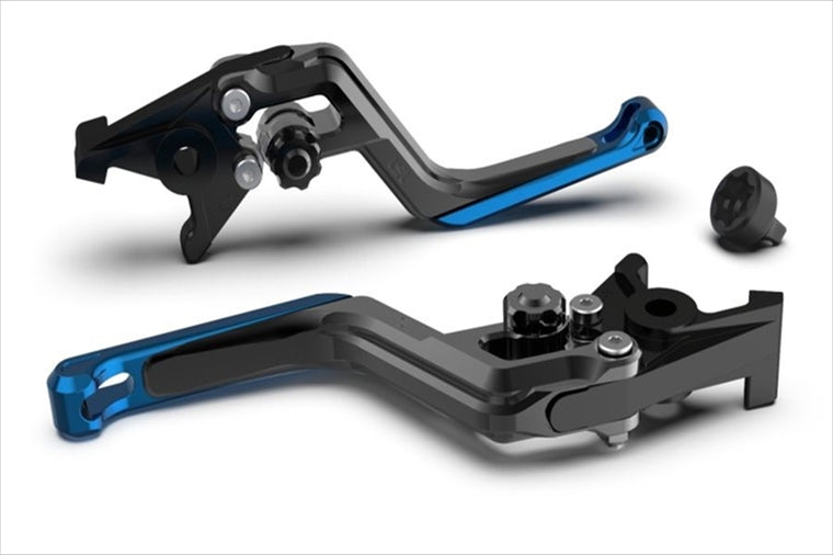 エルエスエル｜ERGレバー BK/BK/ブルー RSV 1000Mille/R 00-02 Tuono/Factory 02-03 M900ie99-02｜200EL13SWSWBL