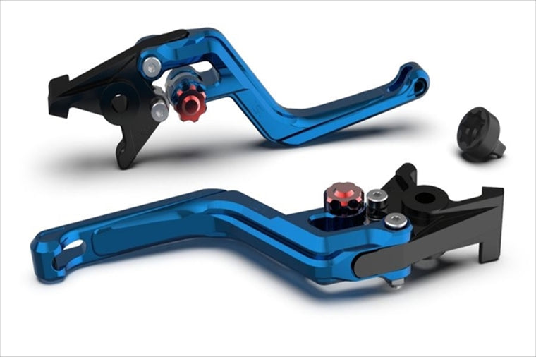 エルエスエル｜ERGレバー ブルー/レッド/ブルー RSV 1000Mille/R 00-02 Tuono/Factory 02-03 M900ie99-02｜200ER13BLRTBL