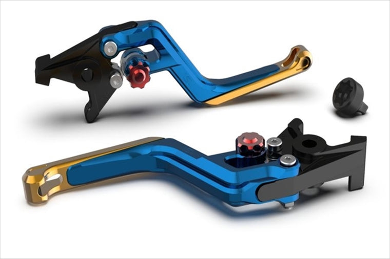 エルエスエル｜ERGレバー ブルー/レッド/ゴルド RSV 1000Mille/R 00-02 Tuono/Factory 02-03 M900ie99-02｜200ER13BLRTGO