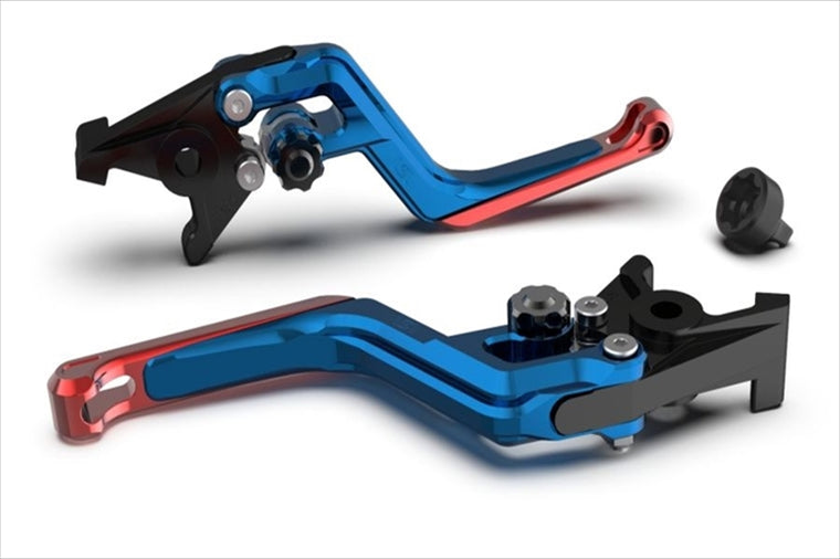 エルエスエル｜ERGレバー ブルー/BK/レッド RSV 1000Mille/R 00-02 Tuono/Factory 02-03 M900ie99-02｜200ER13BLSWRT