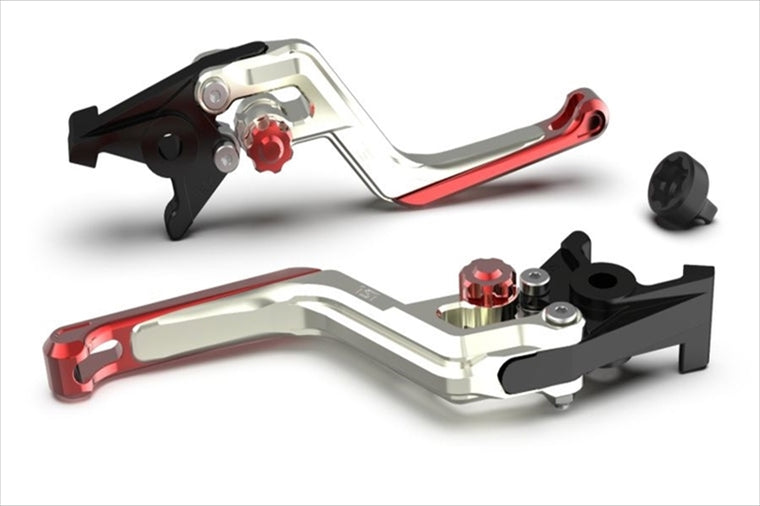 エルエスエル｜ERGレバー シルバ/レッド/レッド RSV 1000Mille/R 00-02 Tuono/Factory 02-03 M900ie99-02｜200ER13SIRTRT