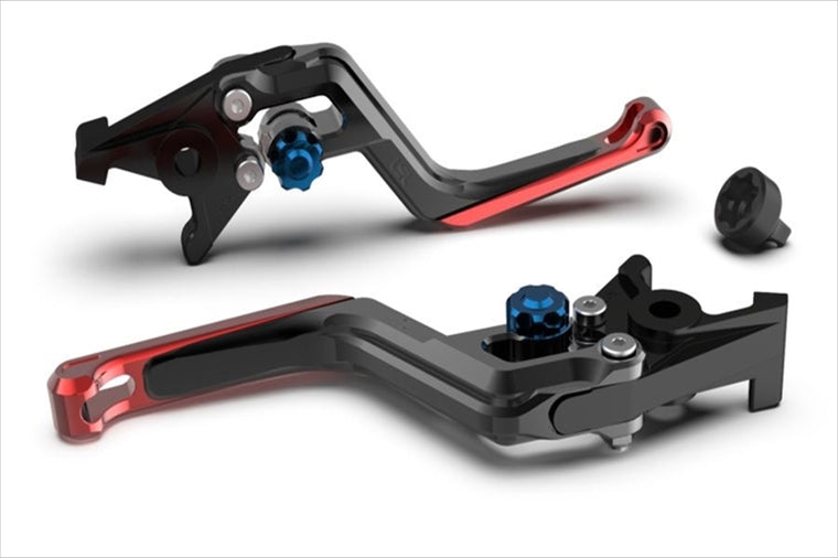 エルエスエル｜ERGレバー BK/ブルー/レッド RSV 1000Mille/R 00-02 Tuono/Factory 02-03 M900ie99-02｜200ER13SWBLRT