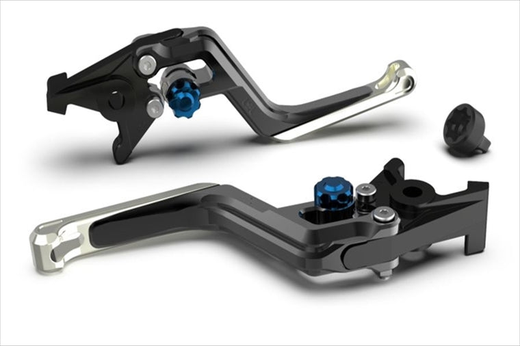 エルエスエル｜ERGレバー BK/ブルー/シルバ RSV 1000Mille/R 00-02 Tuono/Factory 02-03 M900ie99-02｜200ER13SWBLSI