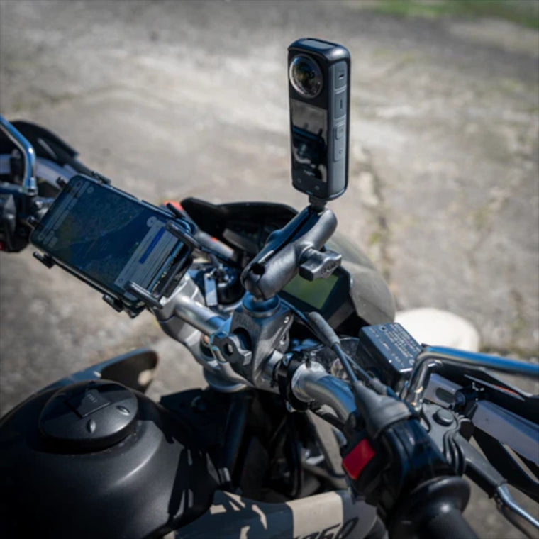 ラムマウント｜Insta360マウント＆タフクロー(S)セット(標準アーム) φ15.9-28.9mm対応 1インチボール RAM-B-400-379-252025-RWU｜RAM-B-400-379-252025