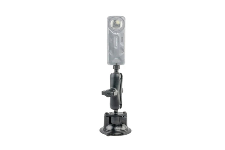 ラムマウント｜Insta360マウント＆ツイストサクションベースセット(標準アーム) 吸盤径83.8mm 1インチボール RAM-B-224-1-379-252025-RWU｜RAMB224-1-379-252025