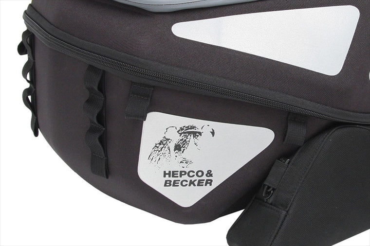 HEPCO&BECKER(ヘプコアンドベッカー)｜リアバッグ ロイスター ベーシックアダプタ付グレージップ｜640819 00 01