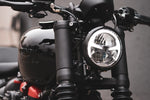 MOTONE CUSTOMS(モートーン)｜フォークシュラウド ウインカーステーセット SPATZ M8用｜MMU616+MMU596