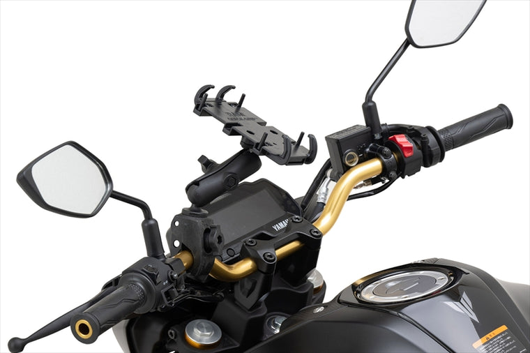 RAM MOUNTS(ラムマウント)｜クイックグリップ クレイドルホルダー M 1インチボール付キ＆タフクロー S セット 標準アーム 1インチボール｜RAM-PL11