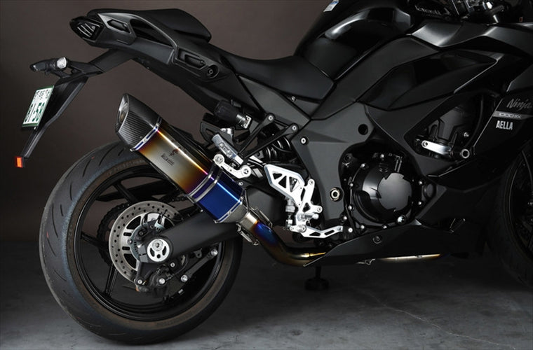 アエラ｜AELLA リアルスペックマフラー チタングラデーション Ninja1000SX 23-｜AE-42030SC