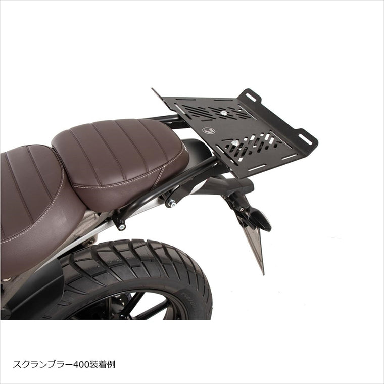 HEPCO&BECKER(ヘプコアンドベッカー) | 拡張キャリア エンラージメント ブラック | 8007663 00 01 | Scrambler 400X/Speed400 24-25