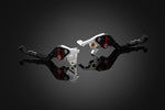 BIKERS(バイカーズ)｜レバーセット 可倒式 カーブタイプ ブラック｜H1041-BLK