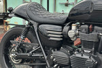 MOTONE CUSTOMS(モートーン)｜サイドカバー リブ グロスブラック｜MTE212