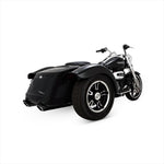 VANCE&HINES(バンスアンドハインズ) | TwinSlash ツインスラッシュ スリップオン ブラック マフラー | 1801-1838 | ROAD GLIDE 3 FLTRT/FREEWHEELER FLRT