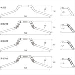 アエラ｜AELLA アルミ削り出し可変ハンドル ホワイト R12｜AE-27065-WT