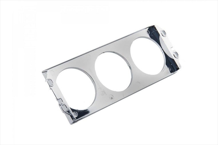 I.L.Motorsport(アイエルモータースポーツ)｜オーディオメーターパネル 52mm×3穴 クローム｜NA0-0080