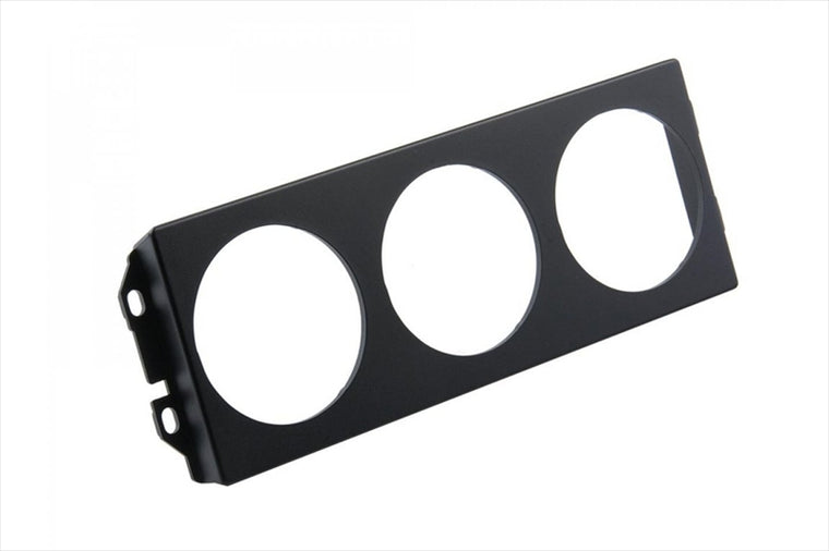 I.L.Motorsport(アイエルモータースポーツ)｜オーディオメーターパネル 52mm×3穴 ブラック｜NA0-0081