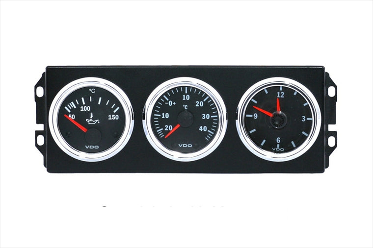 I.L.Motorsport(アイエルモータースポーツ)｜オーディオメーターパネル 52mm×3穴 ブラック｜NA0-0081