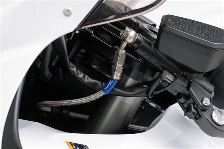 スウェッジラインプロ｜Cホース SUS/BLK  クリアコート Hayabusa 22-24｜BTP554C