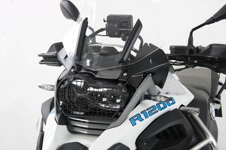 HEPCO&BECKER(ヘプコアンドベッカー) | ヘッドライトグリル ブラック | 7006519 00 01 | R1200GS Adventure/LC(LEDヘッドライト) 14-18/R1250GS 19-24