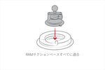 ラムマウント｜サクションベース用 ダッシュボードフリクションウエイトベース RAP-279B｜RAP-279B