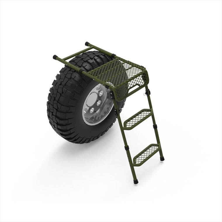 スリーディーユーエース｜２ステップス モデュラー タイヤステップ｜6127B-GREEN