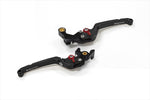 バイカーズ｜レバーセット 可倒式 フラットタイプ ブラック CBR650R/CB650R 19-24｜H1033-BLK
