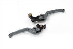 バイカーズ｜レバーセット 可倒式 フラットタイプ グレー CBR650R/CB650R 19-24｜H1033-GRY
