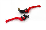 バイカーズ｜レバーセット 可倒式 フラットタイプ レッド CBR650R/CB650R 19-24｜H1033-RED