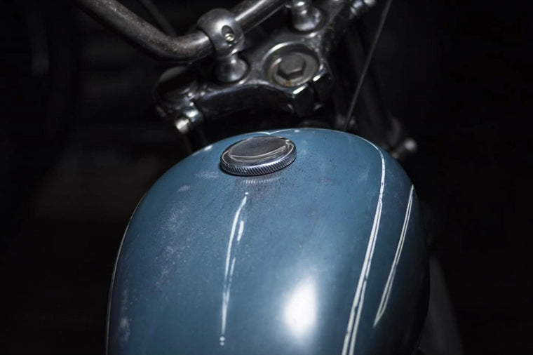 MOTONE CUSTOMS(モートーン)｜タンクキャップ JETSON ポリッシュ｜MMU654