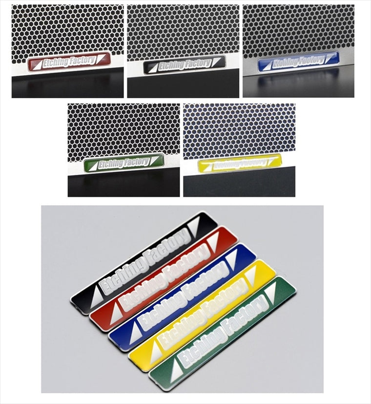 ETCHING FACTORY(エッチングファクトリー)オイルクーラーガードSB エンブレム緑OGE-0913R-00-SB