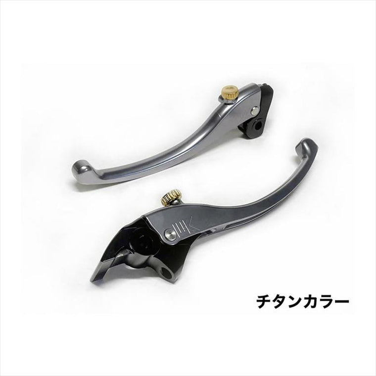 ユーカナヤ｜レバーセット クラシックタイプ(チタンカラー) Royal Enfield BULLET350/CLASSIC350/HUNTER350/METEOR350｜RE01-151-1206