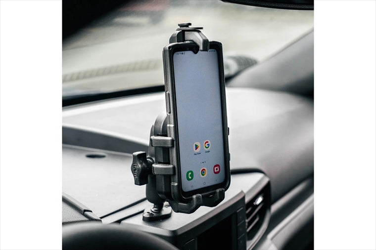 RAM MOUNTS(ラムマウント) | クイックグリッププロ クレイドルホルダー M ボール付 1インチボール | RAM-HOL-PD5BU