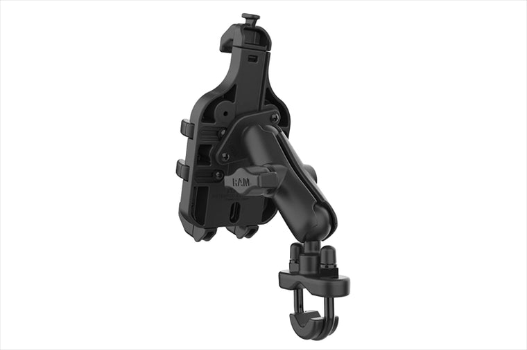 RAM MOUNTS(ラムマウント) | クイックグリッププロ クレイドルホルダー M ＆U字クランプベースセット 標準アーム φ12.7-31.75mm対応 1インチボール | RAM-B-149Z-PD5U
